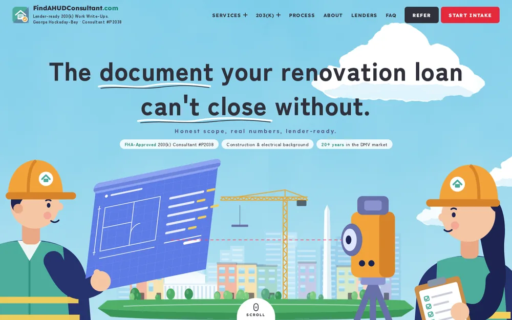FindAHUDConsultant.com website